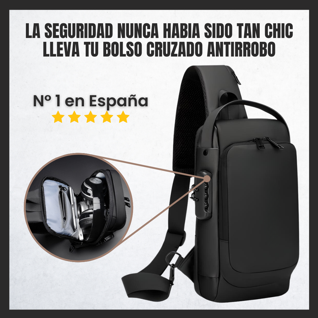 Bolso cruzado antirrobo SafePro