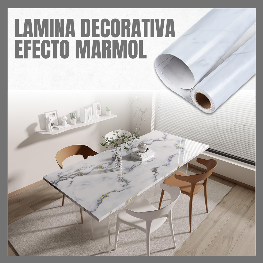 Lámina efecto mármol