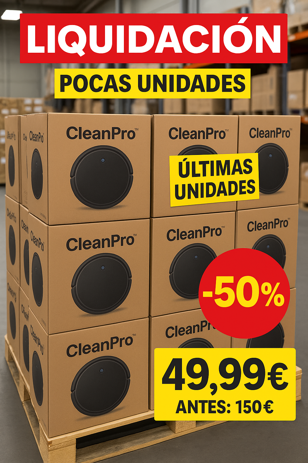 Robot Aspirador CleanPro™