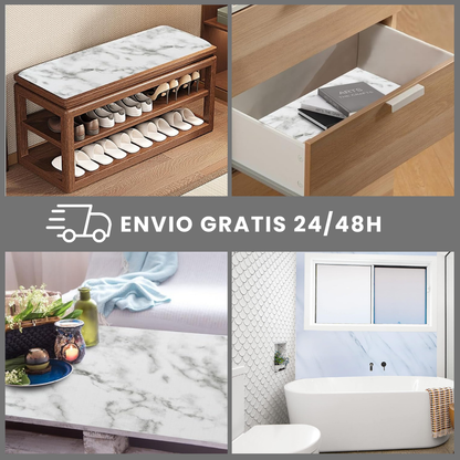 Lámina efecto mármol