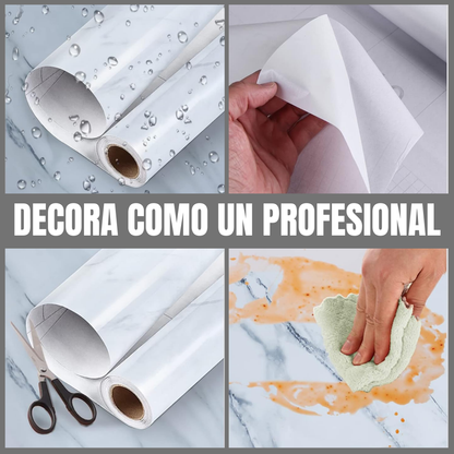 Lámina efecto mármol