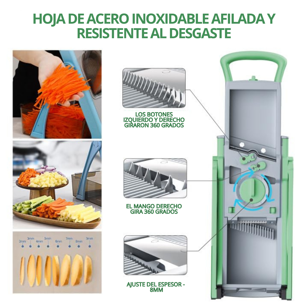 Cortador de verduras 12 en 1